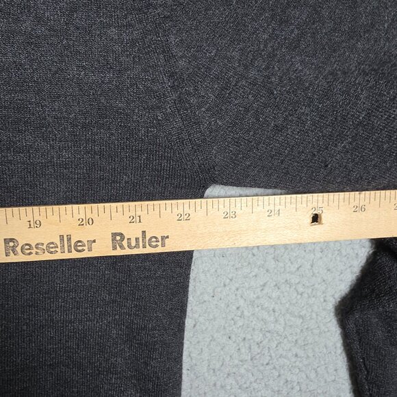 Banana Republic Rugby Sweater Men Size Large Charcoal Wool Blend Regular Fit VTG - Picture 7 of 9